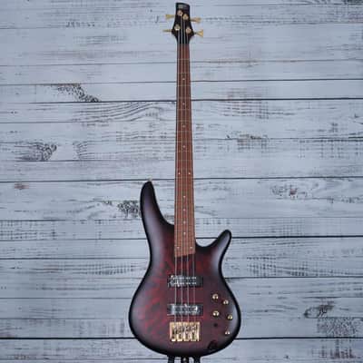 Ibanez SR Standard 4str Electric Bass | Wine Red Frozen Matte image 3