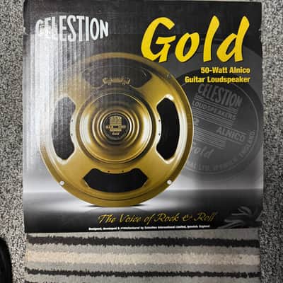 Celestion G12 Alnico Gold 12" 50w 15 Ohm Replacement Speaker 2010s - Gold image 1