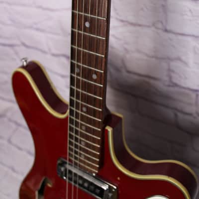 Vintage 1960's Teisco EP-10T Semi Hollow Electric 👀 image 5