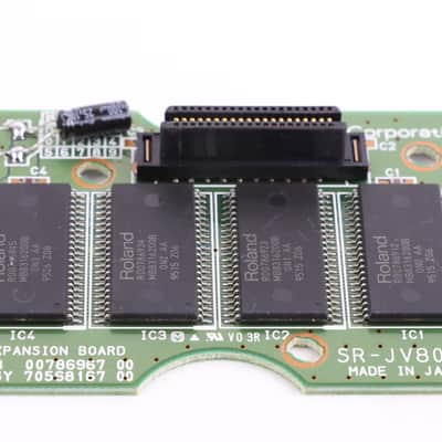 Repaired Roland SR-JV80-06 Dance Expansion Board Capacitor replaced image 2