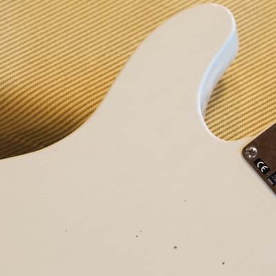 Unplayed! 2025 Fender Custom Shop Jimmy Page Mirrored Telecaster Electric Guitar White Blonde + COA OHSC image 14