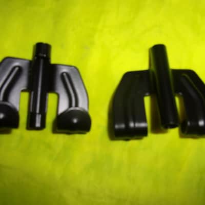 Ludwig New Bas Drum Claws Lot of 2 Black / Ebony from Questlove or others image 1