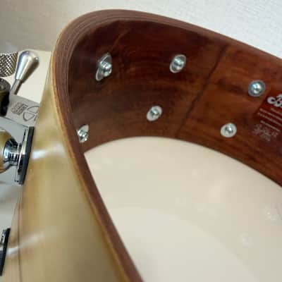 Brady Jarrah Ply Blackheart finish 14x5.5 snare drum image 6