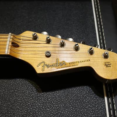 Fender Stratocaster Custom shop 1956 Reissue Journey man Relic 2017 - White Blonde image 9
