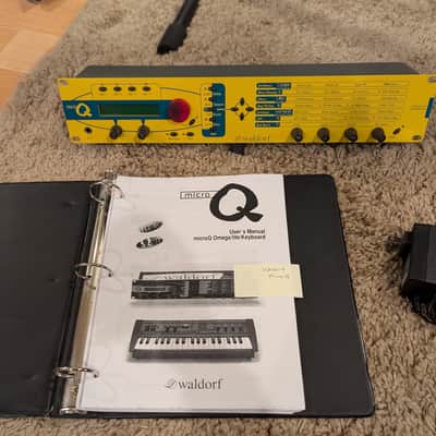 Immagine Waldorf micro Q - Yellow Rack mount Synthesizer - Excellent Condition - Manual - 1