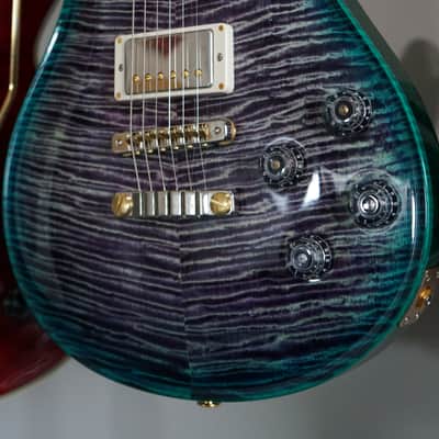PRS McCarty 594 10 Top 2021 - Present - Purple Iris Teal Wrap Around Burst image 2