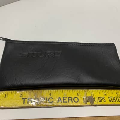 SHURE VINYL ZIPPERED MICROPHONE POUCH/SM57, SM58, SM56/ MAKE OFFER! image 4