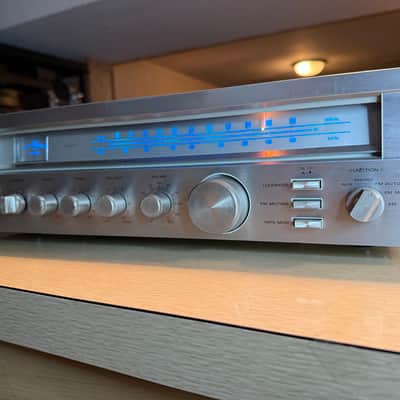 Vintage Woodgrain & Silver Sanyo DCX 1970K Receiver Fresh Service Near MINT RARE image 4