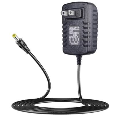 SoulBay 9V Power Supply Charger for Korg KA350 KA-350 Volca Bass FM Monologue Beats Keys Kick Sequencer Analog Rythm Synthesizer Kross 61 88 Keyboard Synth Machine Replacement AC Adapter, 6.56 FT