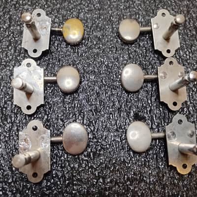 Vintage 1950's Waverly Guitar Tuners - Full Set - Clean! image 2