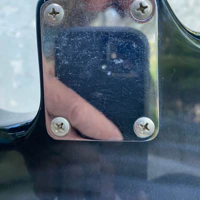 Japan built Fender "Squier Series" Floyd Rose Standard Stratocaster with Rosewood Fretboard 1992 - 1996 - Blue Foto Flame image 4