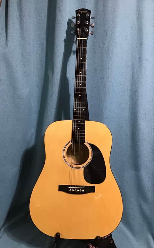 Squire by Fender 093-0300-021 2000s Acoustic Guitar with Nice Soft Case image 1