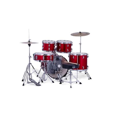 Mapex Comet 5-Piece Drum Set 18" Bass Drum, Infra Red image 3