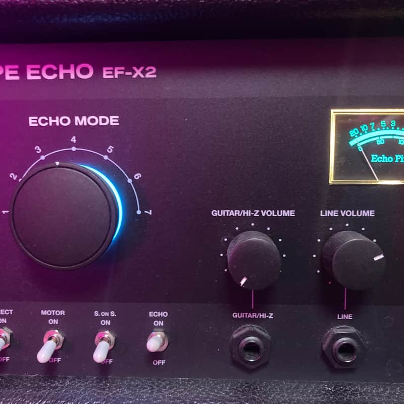 2019 Echo Fix EF-X2 Tape Echo with Reverb + DSP Reverb Black