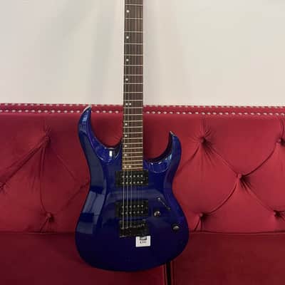 Cort X-2 BK X Series Double Cutaway HH with Tremolo 2010s - Blue image 1
