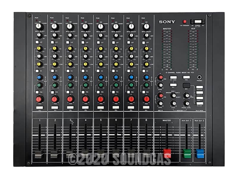 Sony MX-P21 8 Channel Broadcast Mixer *Soundgas Serviced* | Reverb