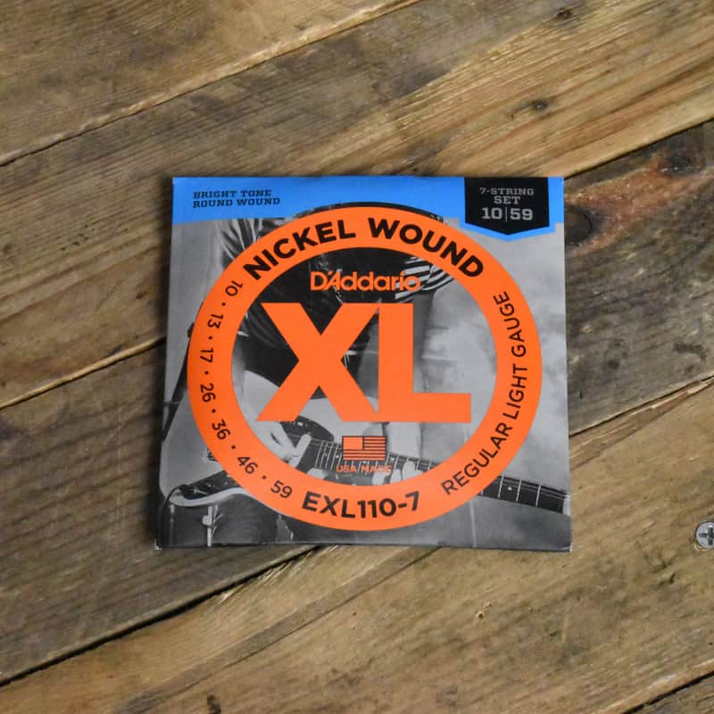 D'Addario EXL110-7 Nickel Wound 7-String Electric Guitar Strings image 1