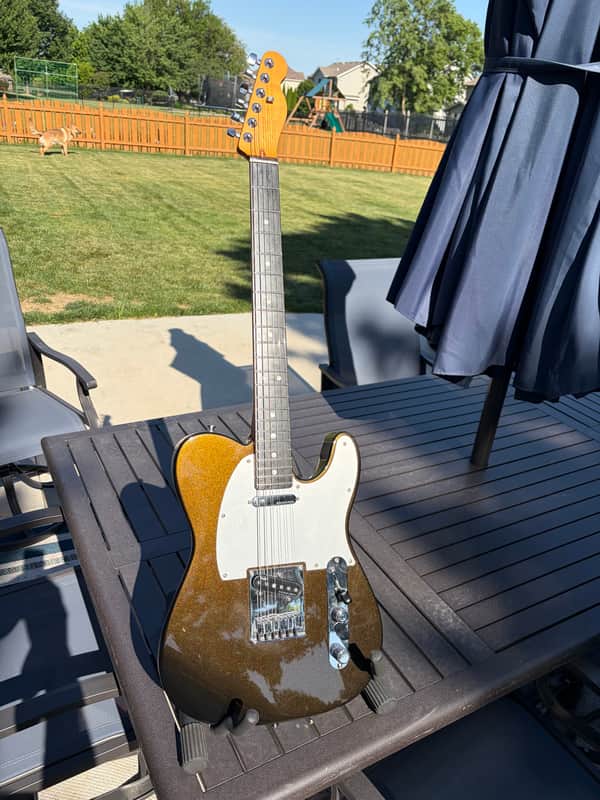 Fender American Ultra II Telecaster®, Ebony Fingerboard, Texas Tea 2025 - Texas Tea image 1
