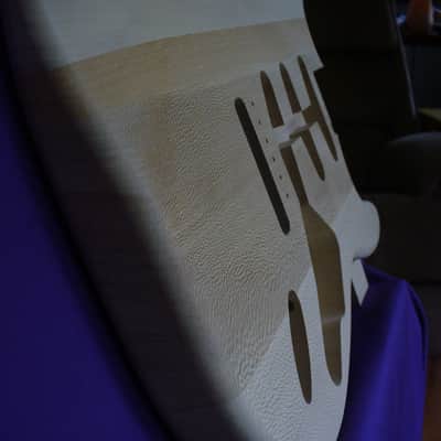 Exotic '62 S-Style Quarter Sawn American Sycamore Guitar Body for Strat® Neck Natural _ Made in USA_ image 9