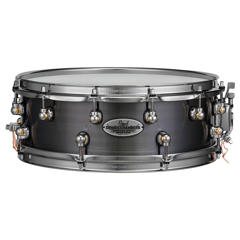 Pearl DC1450S/N Dennis Chambers Signature 14x5" Cast Aluminum Snare Drum image 1