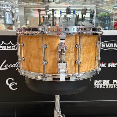 Ludwig Legacy Exotic 6.5X14 Birdseye Maple Snare Drum - Chicago Drum Show Demo image 3