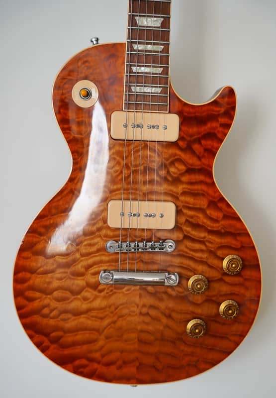 Gibson Les Paul Custom Shop Class 5 P90 pickups Rare & Beautiful 3D Quilt Top 2001 - Sienna Sunburst image 1