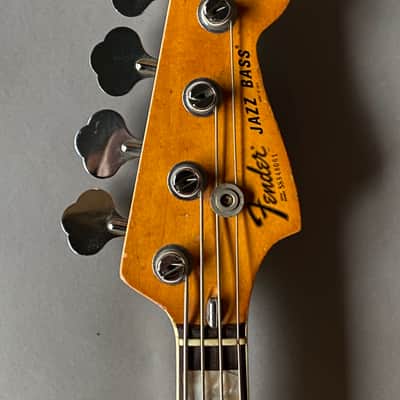 Fender Jazz Bass 3-Bolt with Rosewood Fretboard 1974 - 1983 - Black image 3