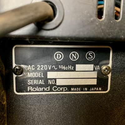 Roland JC-120H Jazz Chorus Head + JC-200S Baffle 1984-1986 image 12