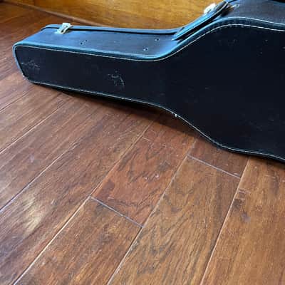 Vintage Gibson Chip Board Case Black with Red Interior image 10