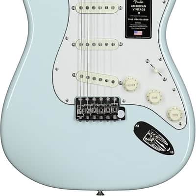 Fender American Vintage II 1965 Stratocaster Electric Guitar. Round-Lam Rosewood Fingerboard, Sonic Blue image 1