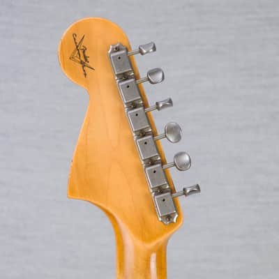 Fender Custom Shop 1965 Jaguar Electric Guitar Heavy Relic - Faded Purple Metallic - #R141588 image 7
