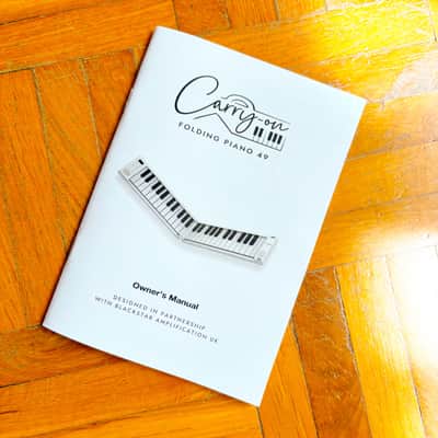 Blackstar Carry-On Folding Piano 49-Key Portable Digital Piano – Foldable, USB-MIDI, 128 built-in sounds! Mint condition with extra power supply! Bild 13