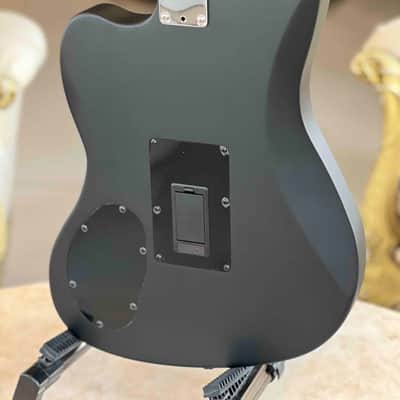 Fender Acoustasonic Standard Jazzmaster - Matte Black image 6