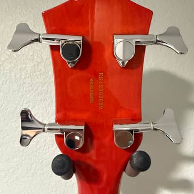 2012 Gretsch G5123B | Limited Edition Electromatic Hollowbody Bass | Orange w/ HSC image 14