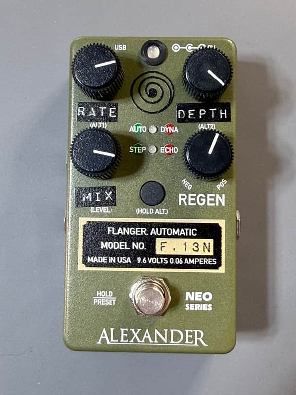 Alexander Pedals F-13 Neo Flanger 2015 - Present - Army Green image 1