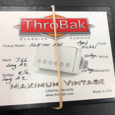 Throbak Pickup SLE-101 MXV Aged Nickel image 2