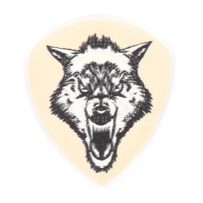 Dunlop PH122P10 James Hetfield White Fang Custom Flow 1.00mm Guitar Picks (6-Pack) image 1