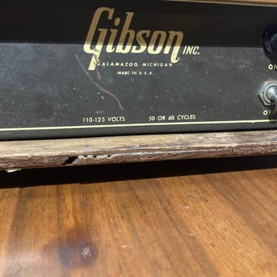 Gibson BR-6F 3-Input 10-Watt 1x10" Guitar Combo 1948 - 1954 - Brown image 6