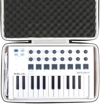 Hard Travel Case Replacement for Arturia MiniLab MkII 25 Slim-Key Controller