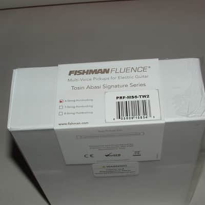 Fishman PRF-MS6-TW2 Fluence Tosin Abasi 6-String Modern Humbucking Pickup Set (White) New with Warranty image 2