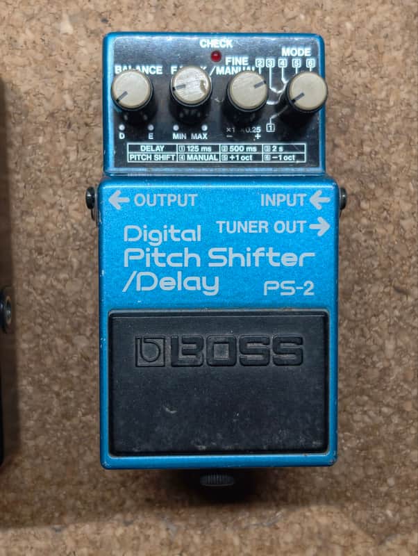 Boss PS-2 Digital Pitch Shifter/Delay (Blue Label) 1987 - 1992 - Blue image 1