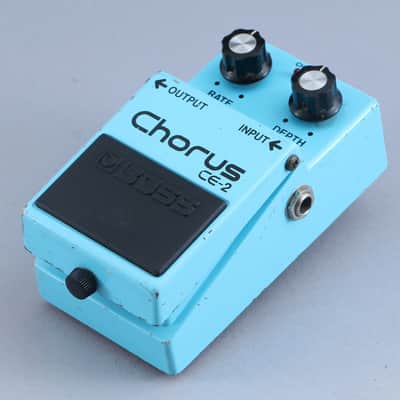 1982 Boss Japan CE-2 Chorus Guitar Effects Pedal P-20877 1982 Boss Japan CE-2 Chorus Guitar Effects Pedal P-20877