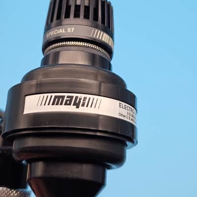 ☆Rare Vintage 1970s Shure Special 57 (SM57 Unidyne III) Dynamic Microphone │ Randall May International Internal Mounting System image 9