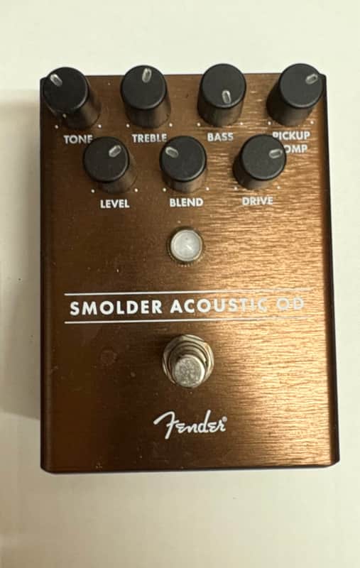 Fender Smolder Acoustic Overdrive 2019 - Present - Brown image 1