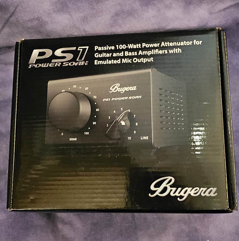 Bugera PS1 Power Soak 100-Watt Attenuator - New and Unopened - 2010s - Black image 1