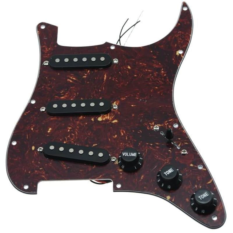 Strat Pickguard Custom | Premium Fit & Guitar Style-Vintage Tortoise-BK image 1