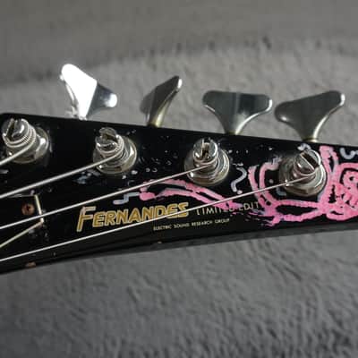 Fernandes Limited Edition - Black Japan 4-String PJ Bass | Reverb