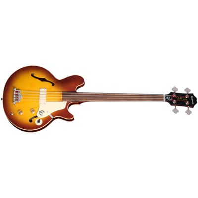 Jack Casady Fretless Aged Royal Tan Epiphone Bild 3
