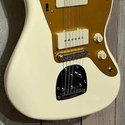 New Squier J Mascis Jazzmaster with Laurel Fretboard - Vintage White, Ships ULTRA Fast! Pro Set Up Included! image 3