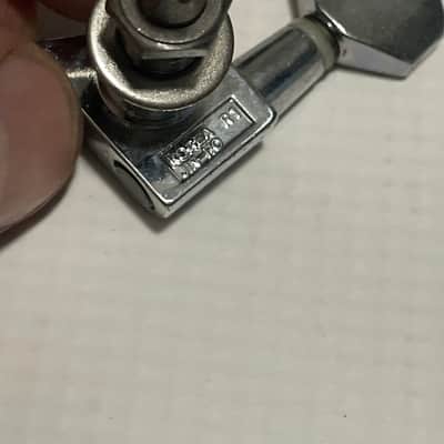 2000's Jackson RR3 Dinky Guitar Chrome Jin Ho Korea Tuners Tuning Pegs 6 In Line image 9